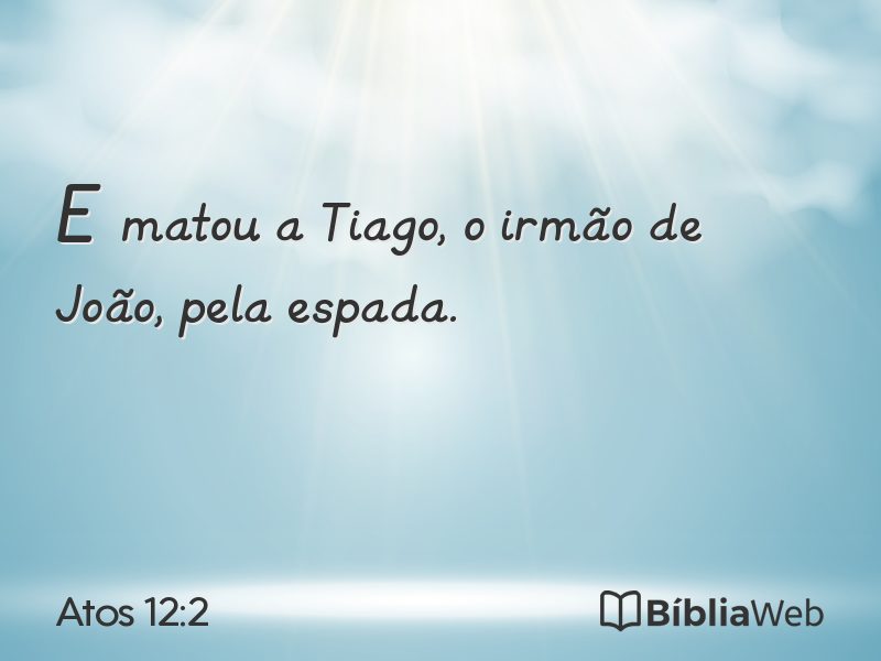 Atos 12:2 em imagem para compartilhar