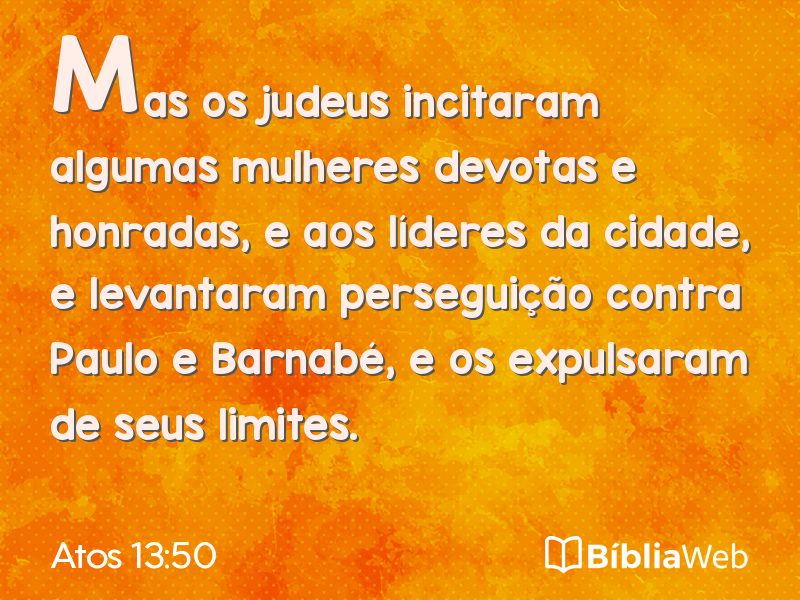 Atos 13:50 em imagem para compartilhar