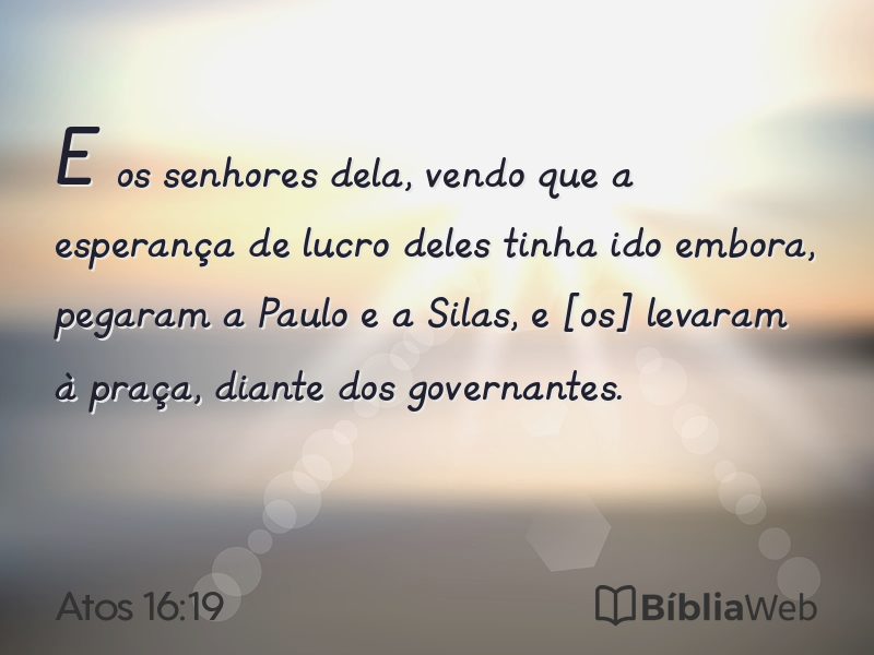 Atos 16:19 em imagem para compartilhar