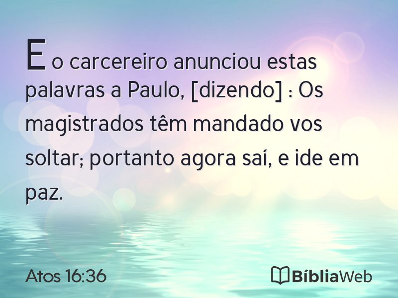 Atos 16:36 em imagem para compartilhar