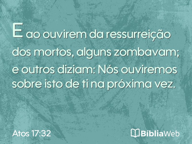 Atos 17:32 em imagem para compartilhar
