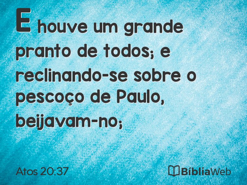 Atos 20:37 em imagem para compartilhar