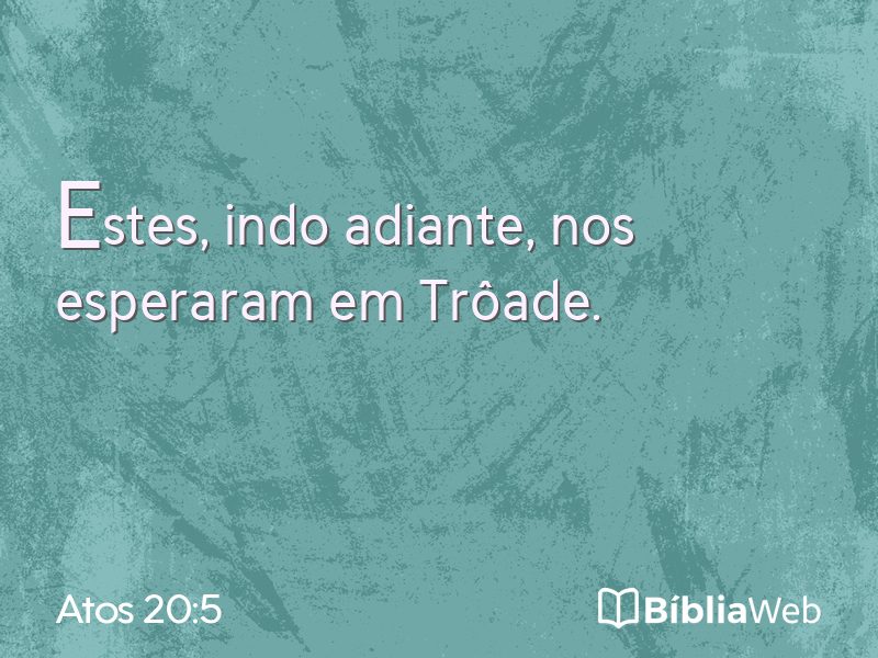 Atos 20:5 em imagem para compartilhar