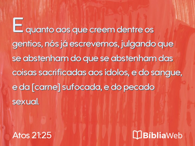 Atos 21:25 em imagem para compartilhar