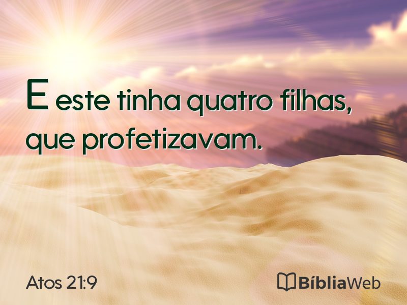 Atos 21:9 em imagem para compartilhar