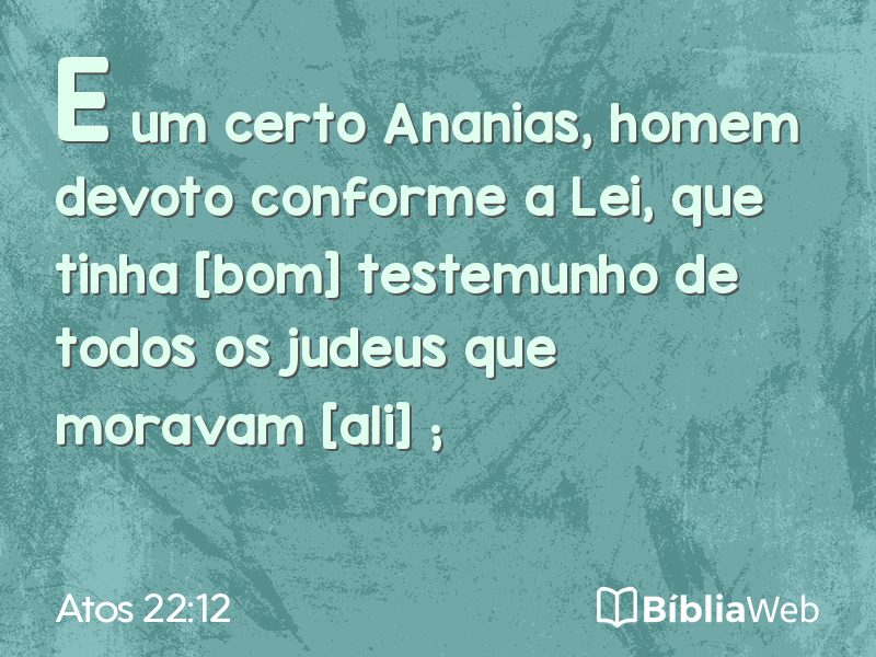 Atos 22:12 em imagem para compartilhar