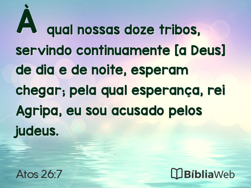 Atos 26:7 em imagem para compartilhar