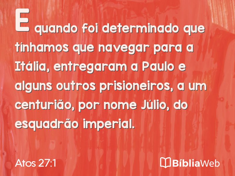 Atos 27:1 em imagem para compartilhar