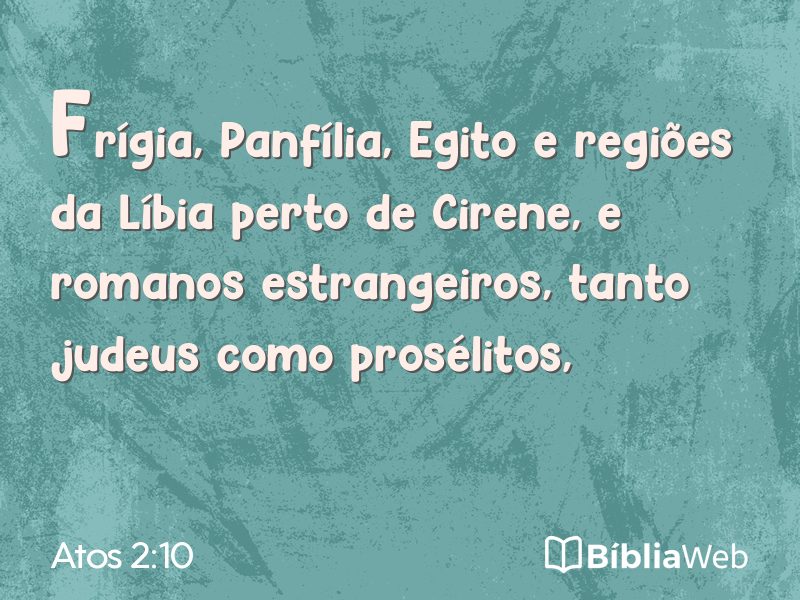 Atos 2:10 em imagem para compartilhar
