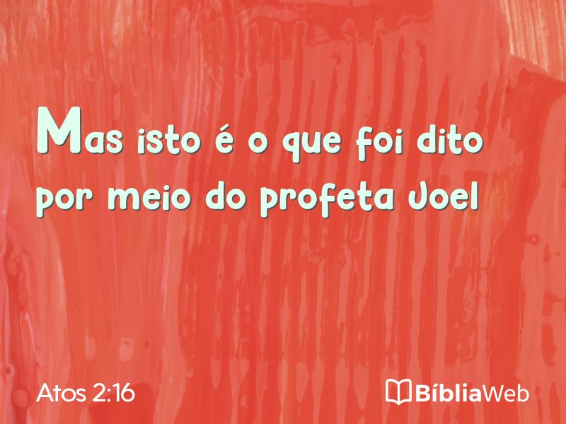 Atos 2:16 em imagem para compartilhar