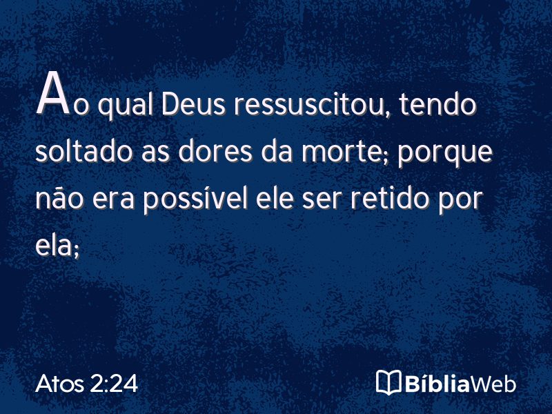 Atos 2:24 em imagem para compartilhar