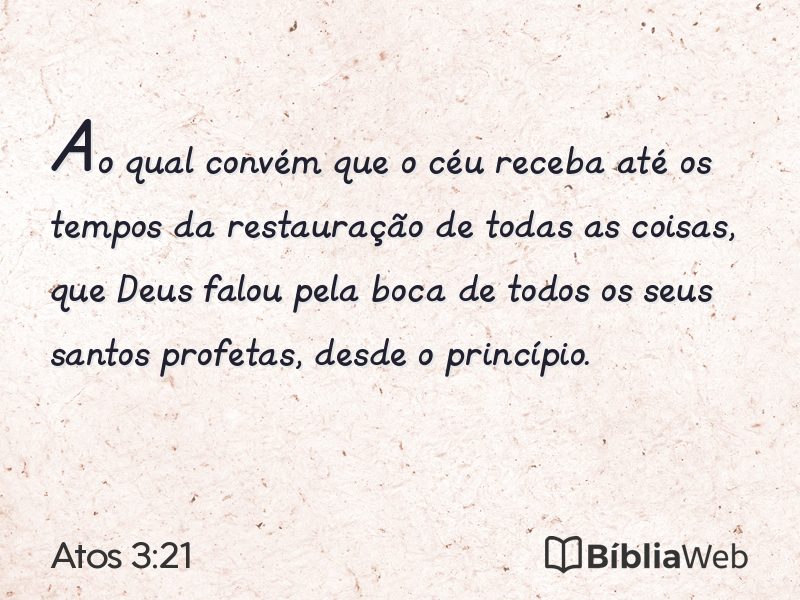 Atos 3:21 em imagem para compartilhar