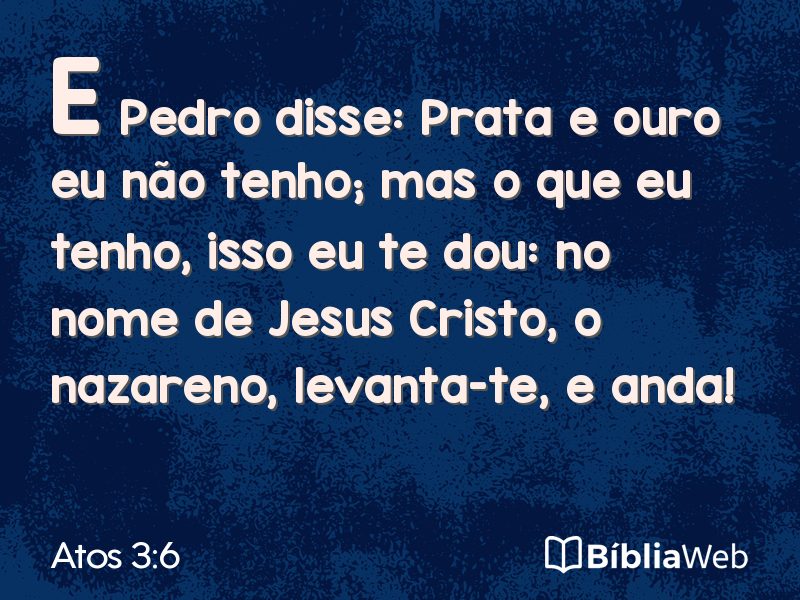 Atos 3:6 em imagem para compartilhar