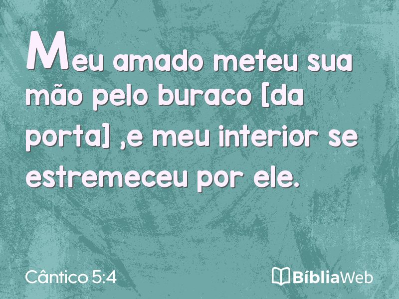 Cântico 5:4 em imagem para compartilhar