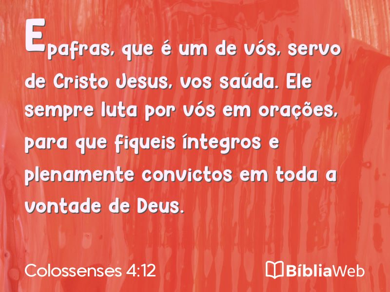 Colossenses 4:12 em imagem para compartilhar