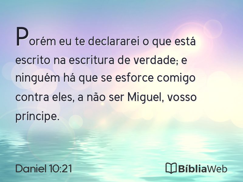 Daniel 10:21 em imagem para compartilhar