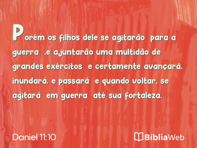 Daniel 11:10 em imagem para compartilhar