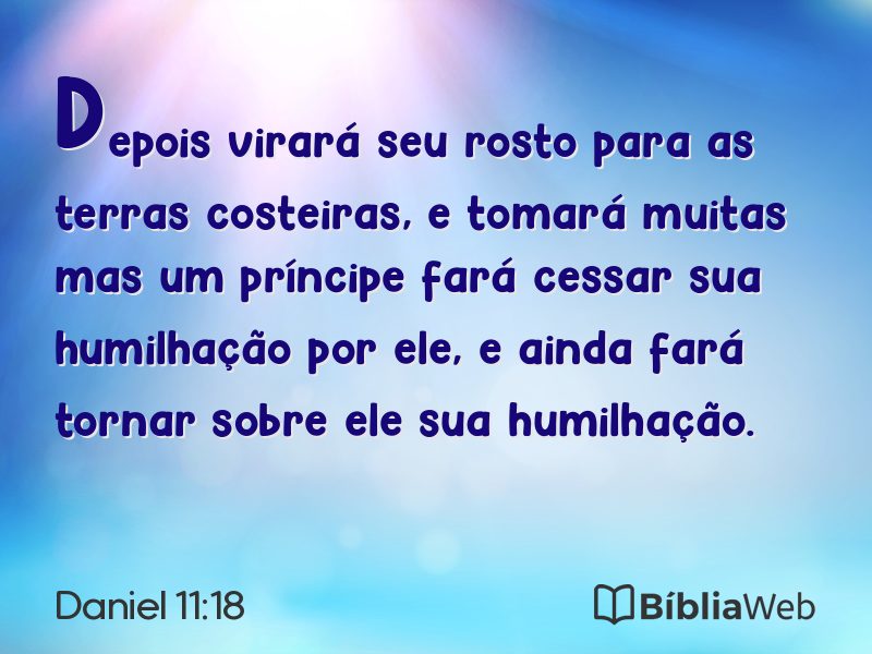 Daniel 11:18 em imagem para compartilhar