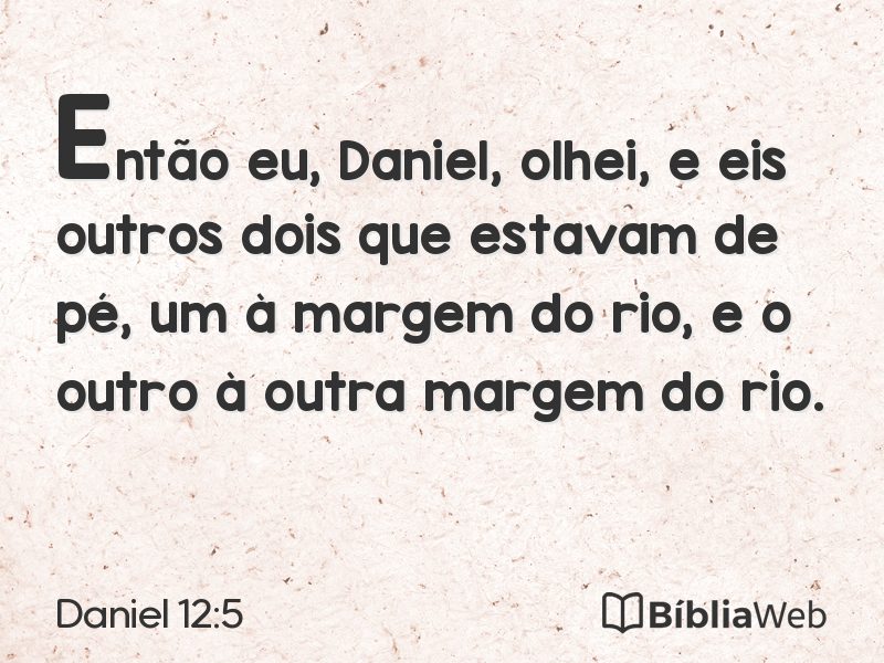 Daniel 12:5 em imagem para compartilhar