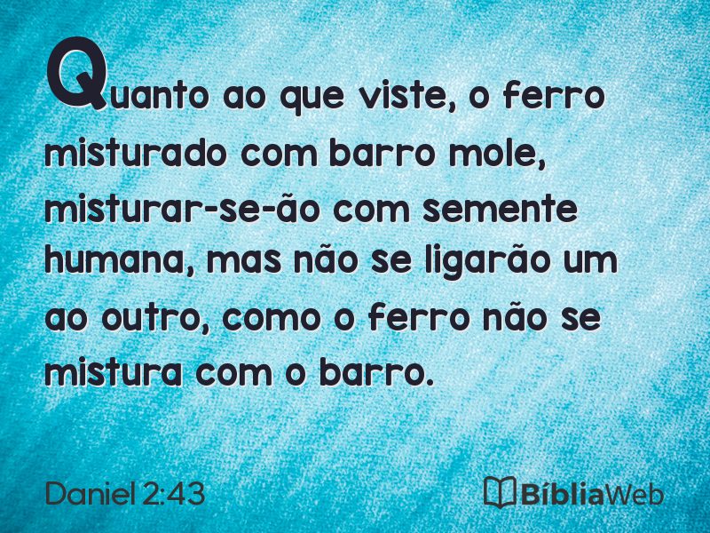 Daniel 2:43 em imagem para compartilhar