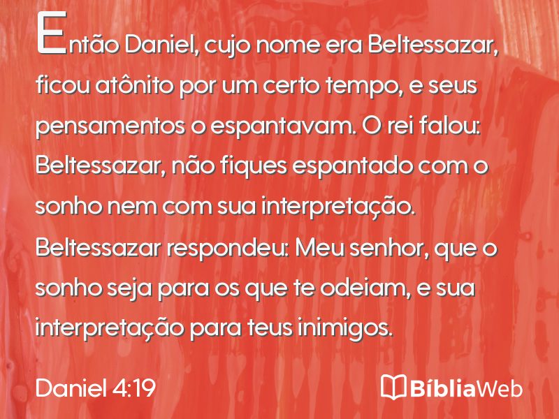 Daniel 4:19 em imagem para compartilhar