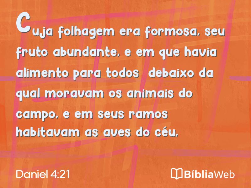 Daniel 4:21 em imagem para compartilhar