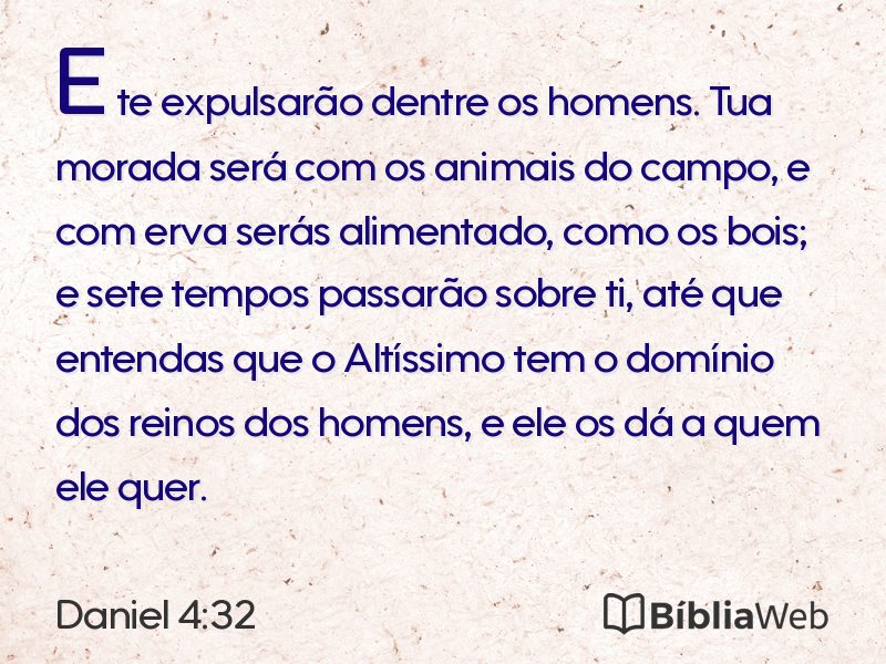 Daniel 4:32 em imagem para compartilhar