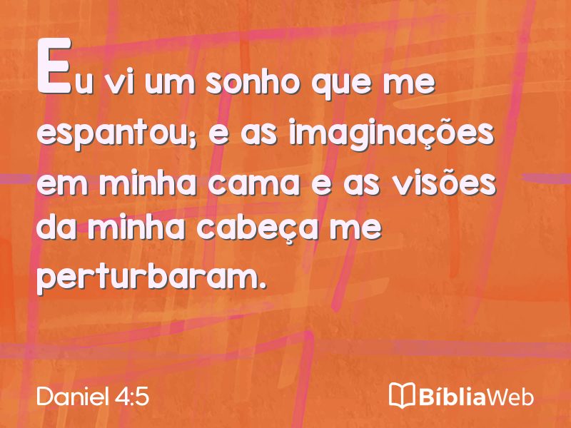 Daniel 4:5 em imagem para compartilhar