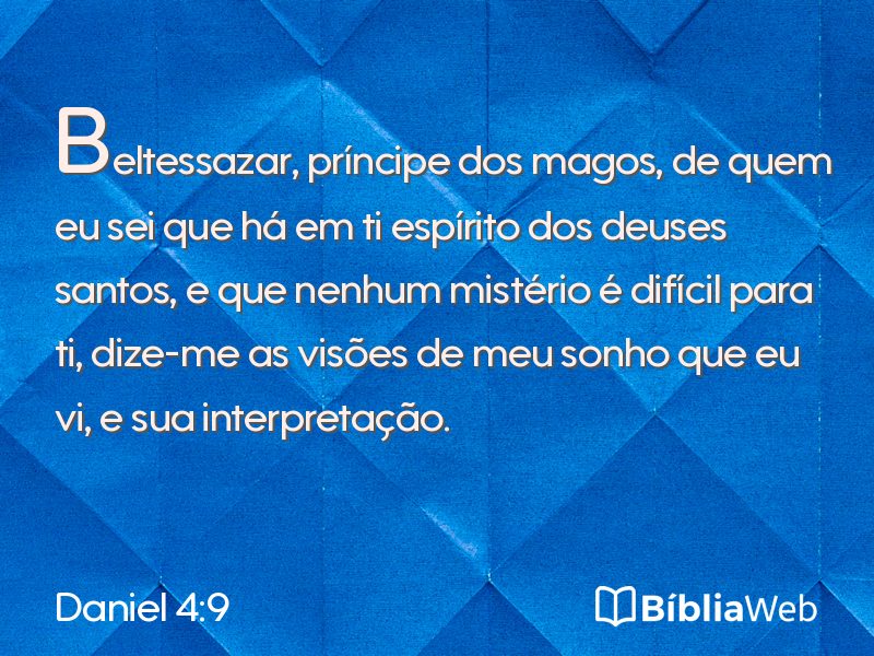 Daniel 4:9 em imagem para compartilhar