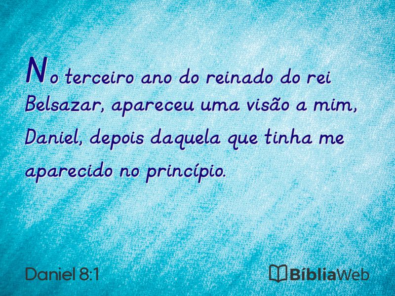 Daniel 8:1 em imagem para compartilhar