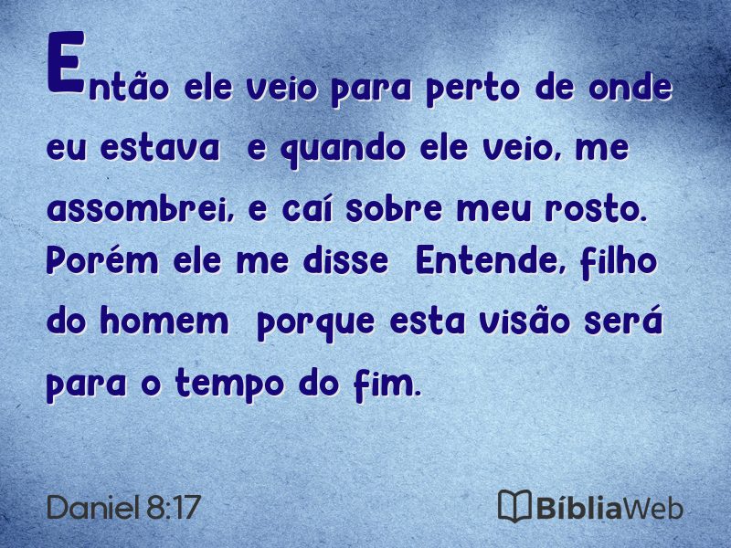 Daniel 8:17 em imagem para compartilhar