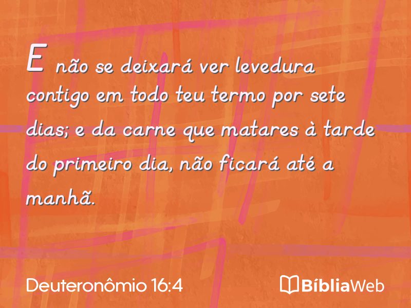 Deuteronômio 16:4 em imagem para compartilhar