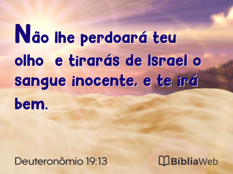 Deuteronômio 19:13 em imagem para compartilhar