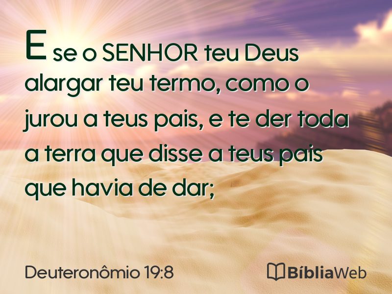 Deuteronômio 19:8 em imagem para compartilhar