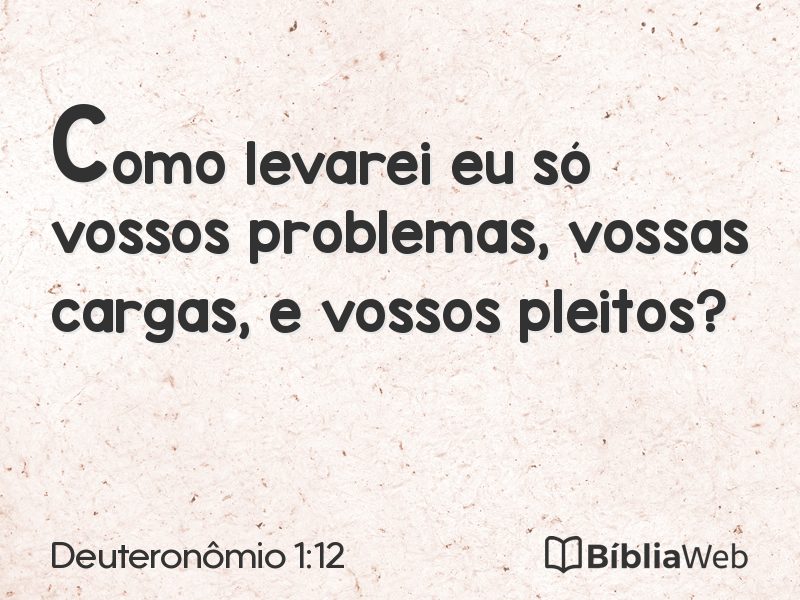 Deuteronômio 1:12 em imagem para compartilhar