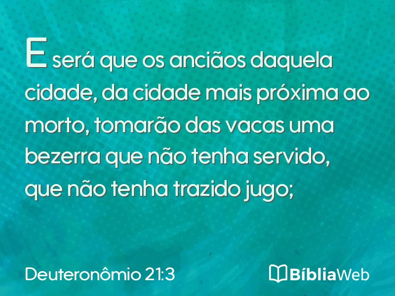 Deuteronômio 21:3 em imagem para compartilhar