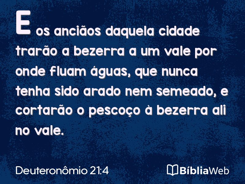 Deuteronômio 21:4 em imagem para compartilhar
