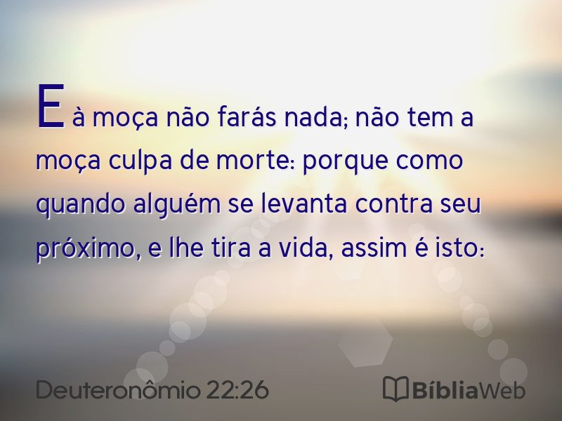 Deuteronômio 22:26 em imagem para compartilhar