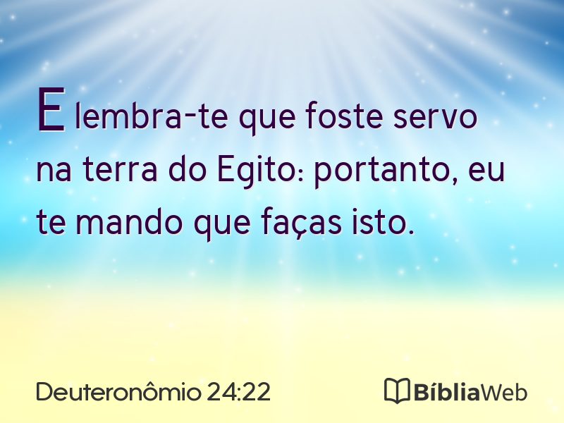 Deuteronômio 24:22 em imagem para compartilhar