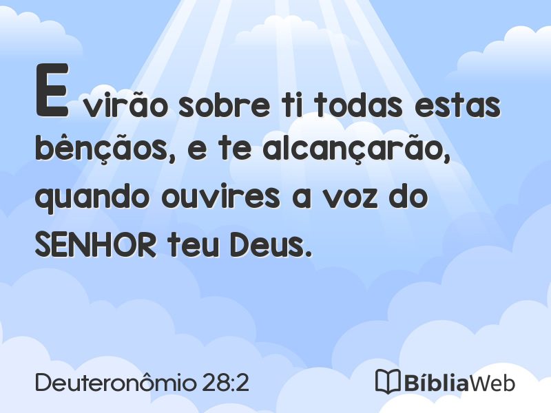 Deuteronômio 28:2 em imagem para compartilhar