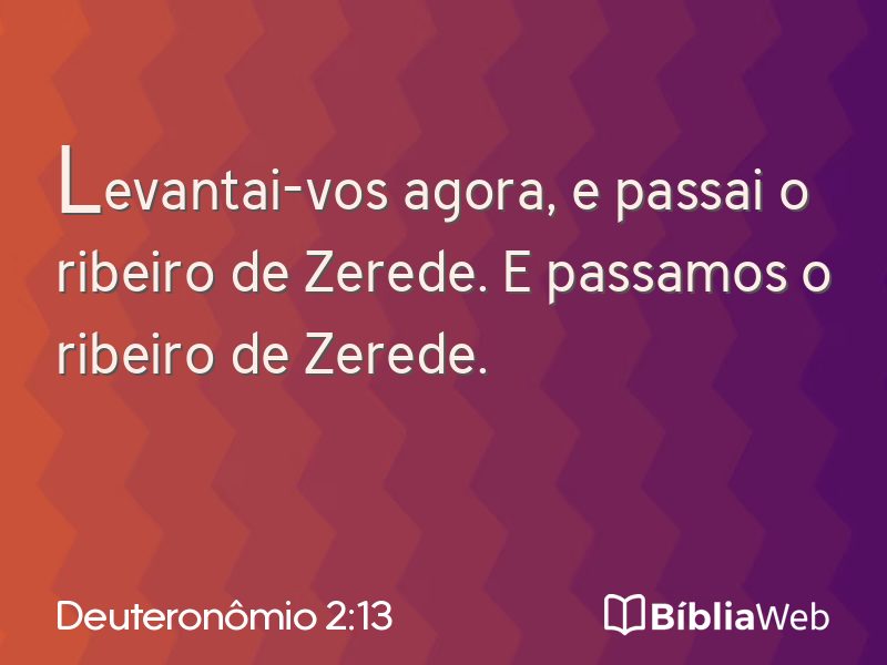 Deuteronômio 2:13 em imagem para compartilhar