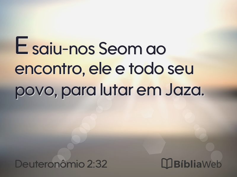Deuteronômio 2:32 em imagem para compartilhar