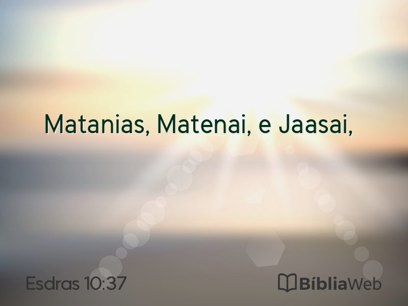 Esdras 10:37 em imagem para compartilhar
