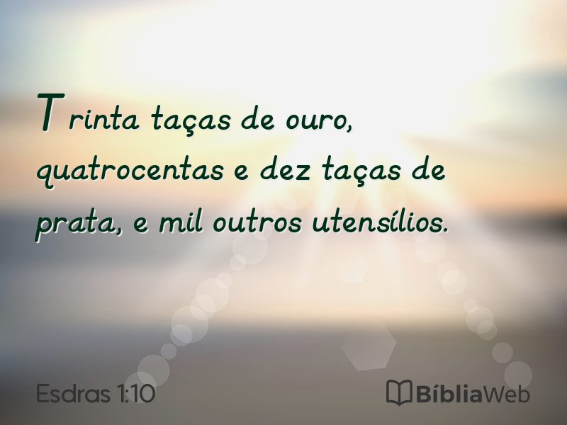 Esdras 1:10 em imagem para compartilhar
