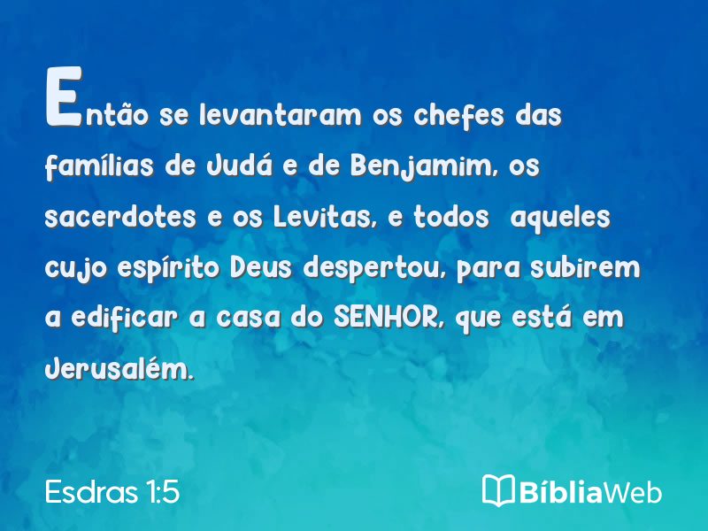 Esdras 1:5 em imagem para compartilhar