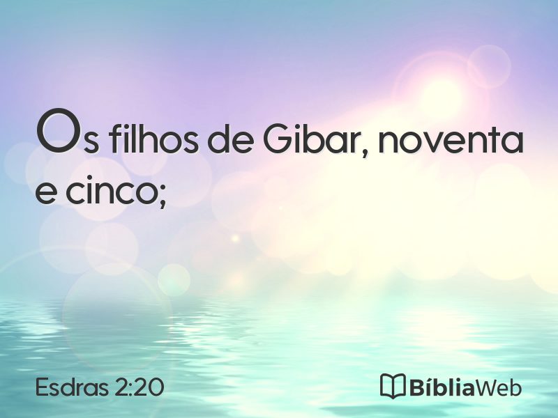 Esdras 2:20 em imagem para compartilhar