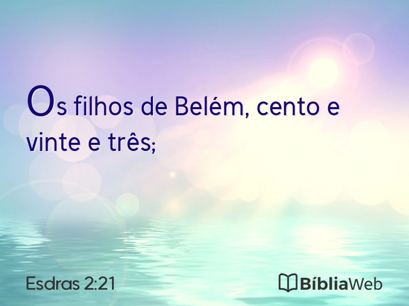 Esdras 2:21 em imagem para compartilhar