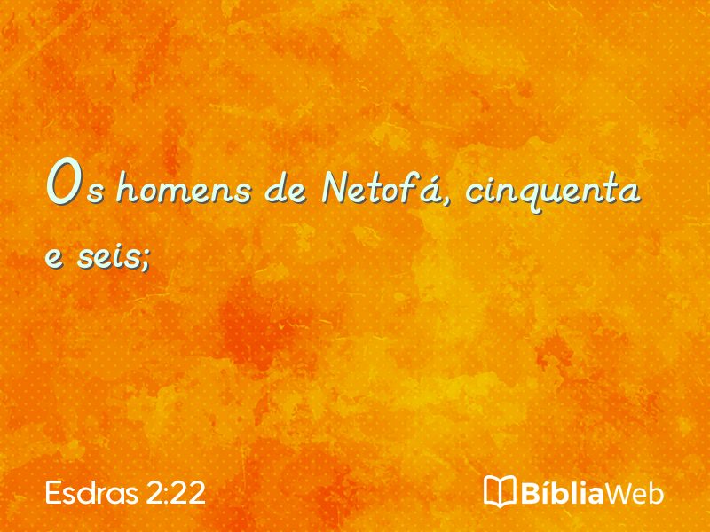Esdras 2:22 em imagem para compartilhar