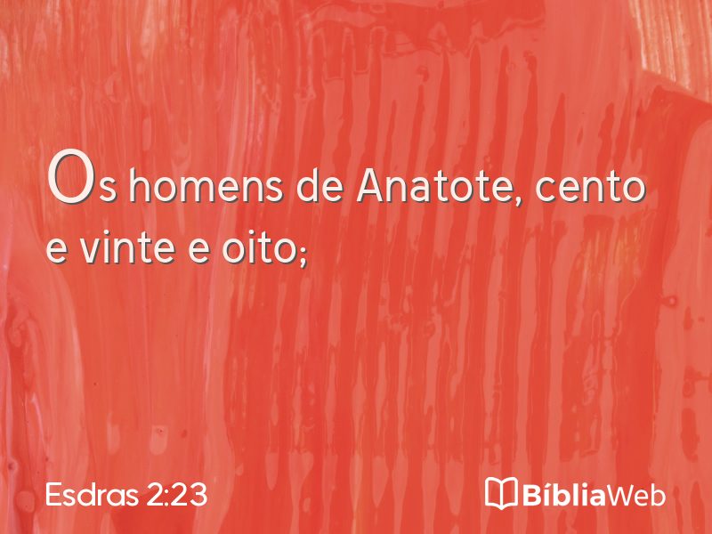 Esdras 2:23 em imagem para compartilhar