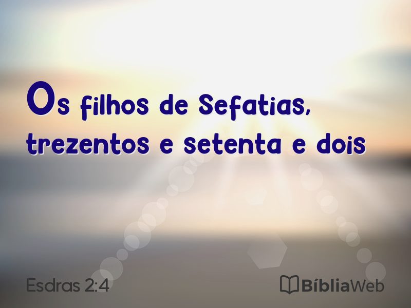 Esdras 2:4 em imagem para compartilhar